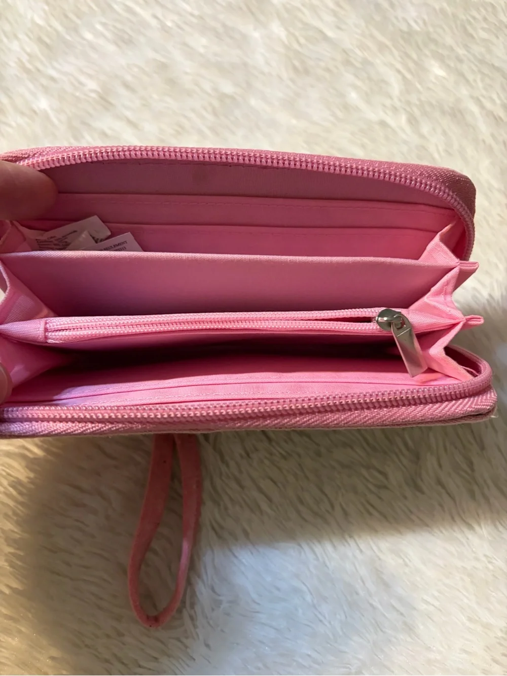 Kids Pink Unicorn & Rainbow Wristlet Wallet